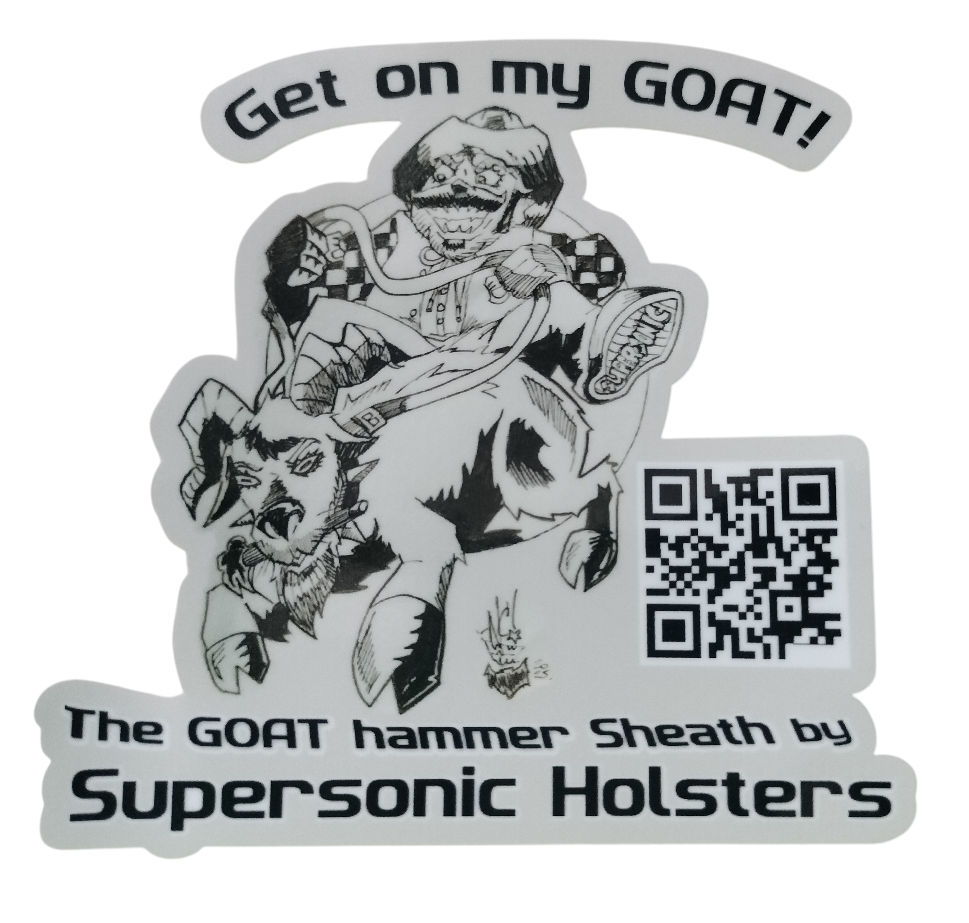Get on my GOAT! sticker