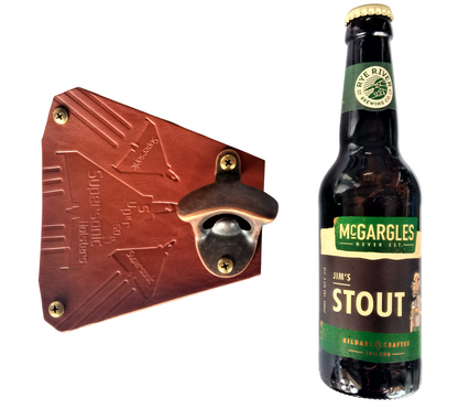 The Worlds Fastest Bottle Opener!'The Friday Nighter' Supersonic's Leather Bottle opener.