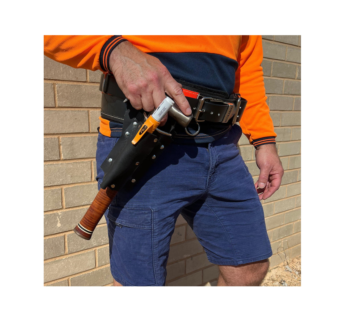 Huckleberry Angled Hammer Holster & Pica Pen Holder - Light 'N' Tough