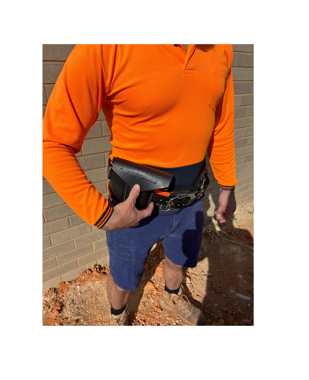 Supersonic Leather 6" Scraper Holster - for angled or straight scrapers