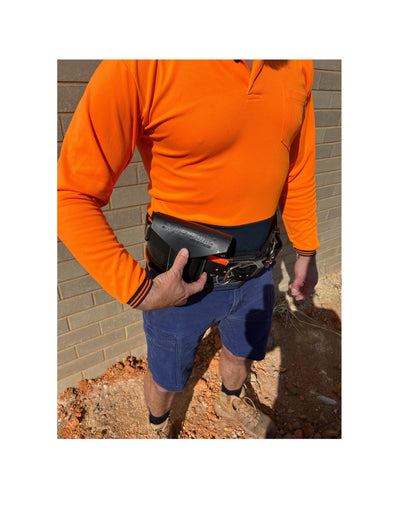 Supersonic Leather 6" Scraper Holster - for angled or straight scrapers